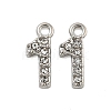 304 Stainless Steel Pendants STAS-L080-002P-01-1