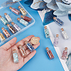 20Pcs 10 Styles Glass Wishing Bottle Pendants PALLOY-HY00068-3