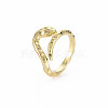 (Jewelry Parties Factory Sale)Snake Shape Rack Plating Alloy Cuff Rings RJEW-Q163-011A-RS-3