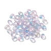 Two Tone Transparent Spray Painted Glass Beads GLAA-T017-01-B03-2