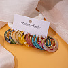 Acrylic Hoop Earrings FS-WG995C7-06-1