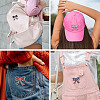 16Pcs 4 Colors Bowknot Rhinestone Patches PATC-TA0001-18-9