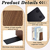 Wooden Bookends AJEW-WH0752-106-3