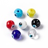 Handmade Evil Eye Lampwork Beads LAMP-F025-03-1