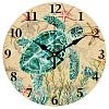 MDF Printed Wall Clock HJEW-WH0058-033-1