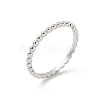925 Streling Silver Plain Band Rings RJEW-P164-01D-P-4