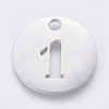 Non-Tarnish 304 Stainless Steel Pendants STAS-F233-01-P-1