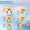 600Pcs 3 Styles Brass Crimp Beads Covers KK-SP0001-91B-2