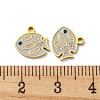 304 Stainless Steel Enamel Charms STAS-L022-166G-3
