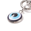 Resin Evil Eye Pendant Decorations HJEW-JM00725-01-3