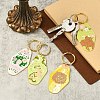 Alloy Enamel Keychains KEYC-YW00224-01-5