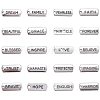 Tibetan Style Alloy Inspirational Message Pendants TIBEP-PH0003-02-RS-1