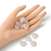Natural Rose Quartz Heart Palm Stone G-YW0001-52A-4