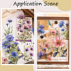 6 Sets 6 Styles PET Transparent Laser Stickers Set DIY-SP0006-21-6