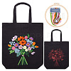 DIY Canvas Shoulder Bag 3D Embroidery Starter Kit DIY-WH0386-45-1