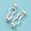 925 Sterling Silver S-Hook Clasps STER-Q191-07B-S-3