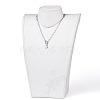 Non-Tarnish Moon 304 Stainless Steel Pendant Necklaces NJEW-JN02888-02-4