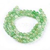 Spray Painted Glass Beads Strands GLAA-A038-D-80-2