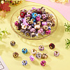 100Pcs Flocking Rondelle Beads FIND-TA0006-80-5