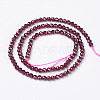 Natural Garnet Beads Strands G-D167-B-3mm-3