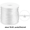 Nylon Satin Rattail Cords NWIR-SC0001-01B-2