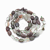 Natural Green Lodolite Quartz/Garden Quartz Beads Strands G-S331-6x8-006-2