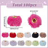 100Pcs Fabric European Beads DIY-WR0004-69-2