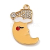 Alloy Enamel Pendants ENAM-M009-01C-G-1