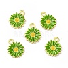 Alloy Enamel Charms FIND-H035-01F-LG-4