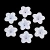 Plating Opaque Acrylic Imitation Shell Bead Cap OACR-P039-03C-1