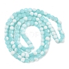 Frosted Crackle Glass Beads Strands GLAA-U001-6mm-M08-3