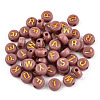 Plating Acrylic Beads OACR-P017-A05-1