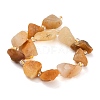 Natural Yellow Botswana Agate Beads Strands GG-CBA0B77-A21-03-5