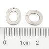 Tarnish Resistant 304 Stainless Steel Letter Charms STAS-O072-O-3