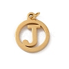 304 Stainless Steel Charms
with Jump Ring STAS-R001-02G-J-1