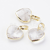 Natural Gemstone Pendants G-G737-14-2