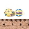 Handmade Porcelain Ceramic Beads PORC-Q005-03F-3