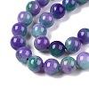 Dyed Natural White Jade Beads Strands G-T138-10mm-210-8-3