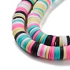 Handmade Polymer Clay Beads Strands CLAY-R089-6mm-153-3