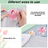8Pcs 4 Colors Polyester Clothing Patches PATC-PH0001-09-4
