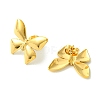 PVD Vacuum Plating 304 Stainless Steel Stud Earrings for Women EJEW-L284-16G-2