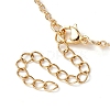Bowknot Brass Pendants Necklace NJEW-TA00138-3