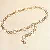 Alloy Ring Link Chain Waist Belly Chains for Women FS-WGC2DCA-01-3