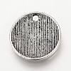 Tibetan Style Alloy Pendants TIBEP-Q078-17AS-RS-5