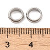 Non-Tarnish 201 Stainless Steel Bead Frames STAS-O130-06P-D-3