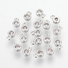 Brass Cubic Zirconia Charms ZIRC-P068-01P-1