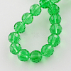 Transparent Glass Bead Strands GLAA-R095-8mm-M-3