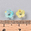 Frosted Transparent Acrylic Beads OACR-N137-72H-4