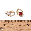Brass Charms X-KK-C062-015G-3