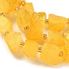 Raw Rough Natural Quartz Crystal Beads Strands G-Z131-J01-10-4